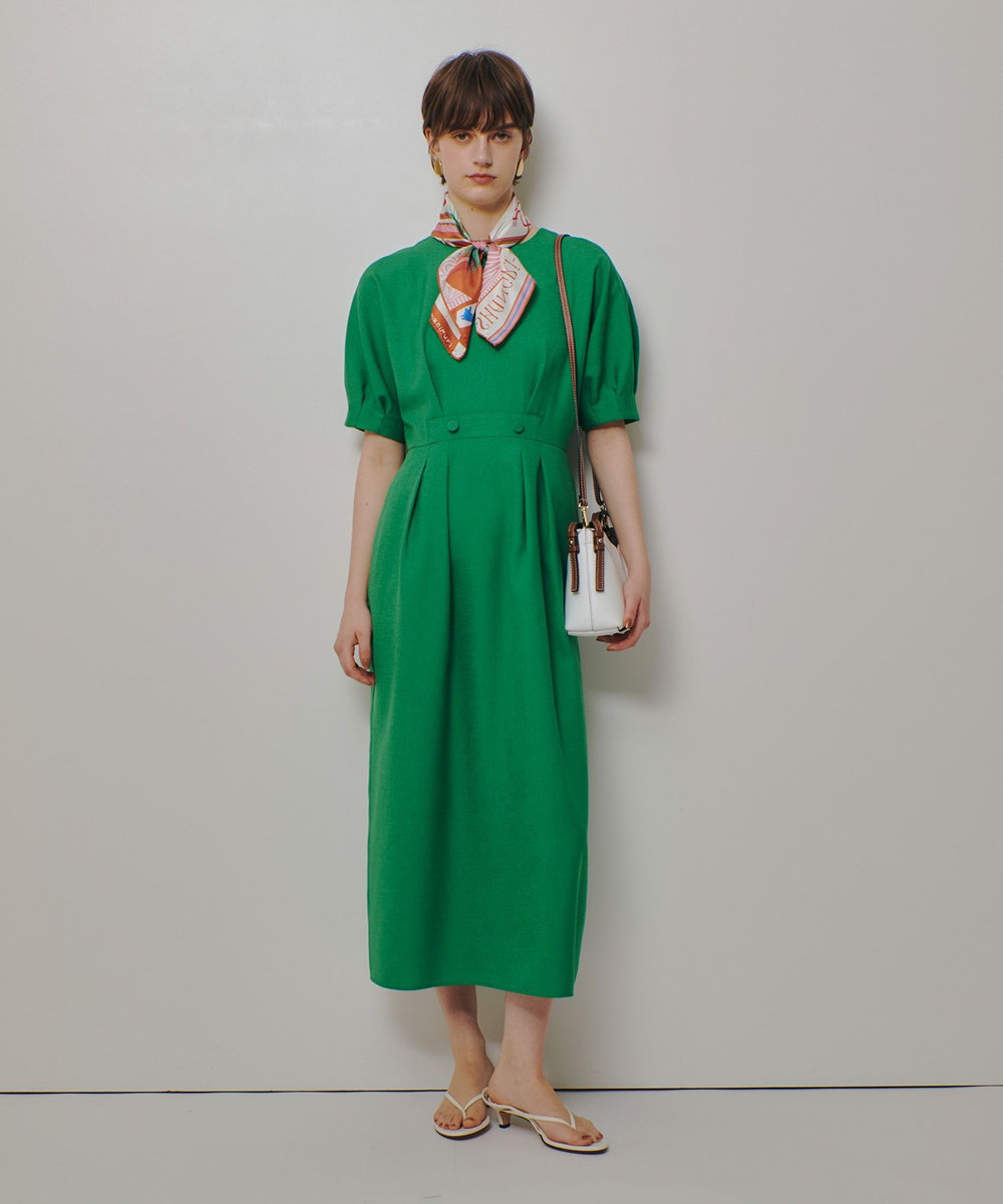 リネンライクタッキングワンピース|allureville OFFICIAL SITE