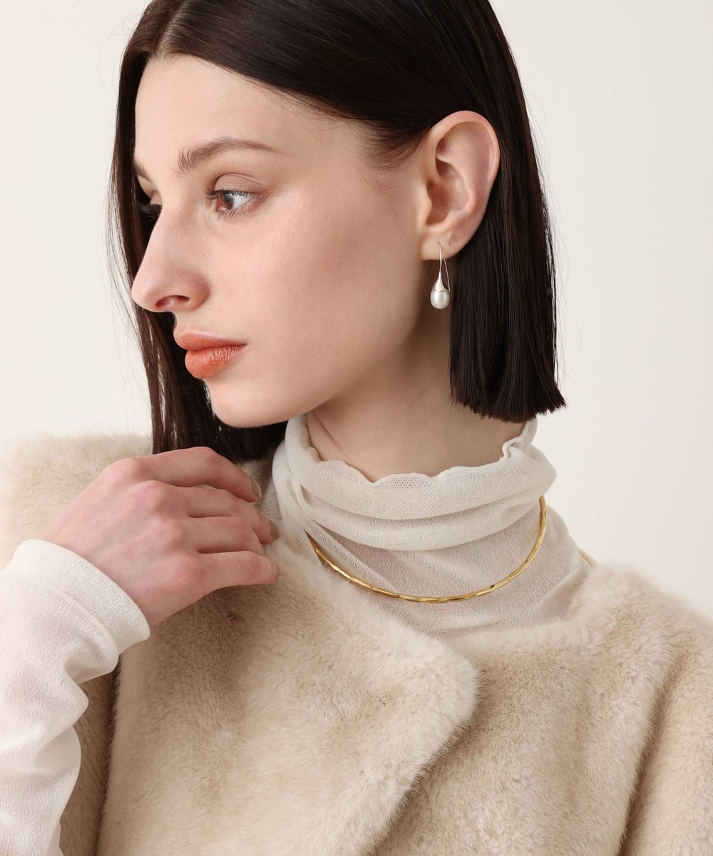 buying 【MOUNIR(ムニール)】DOUBLE PEARL PIERCE シルバー系 (89)