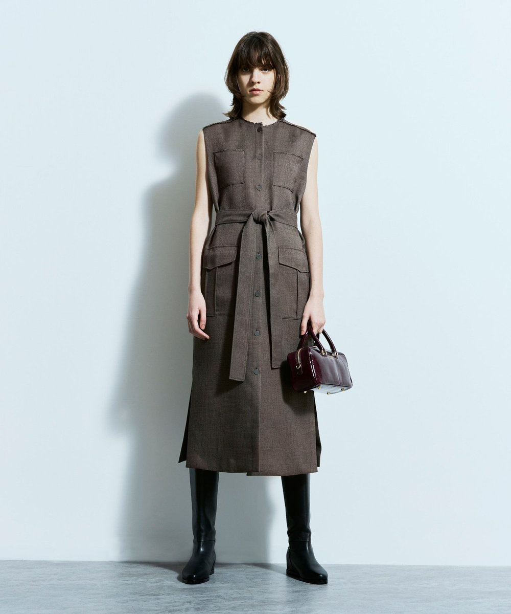 メランジミニヘリンボンジレワンピース|allureville OFFICIAL SITE