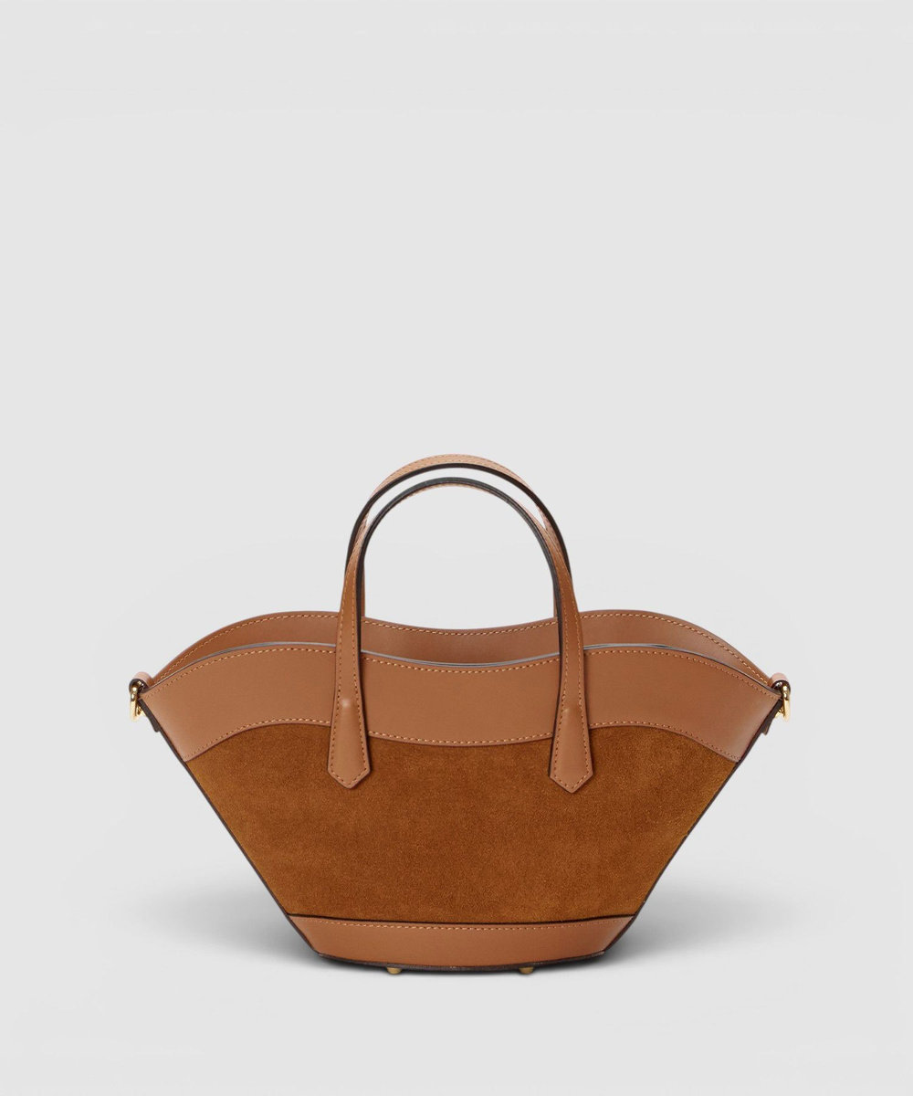 allureville FLAMINIA MINI トートバッグ キャメル (84)