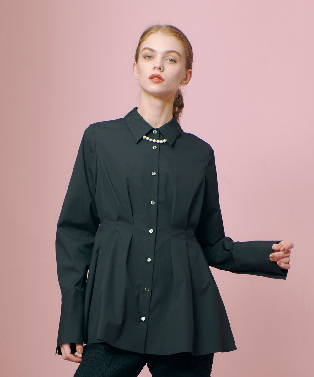 LOULOU WILLOUGHBY】タックシェイプシャツ|allureville OFFICIAL SITE