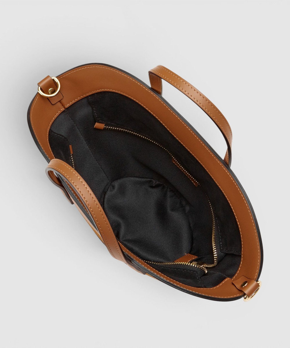 allureville FLAMINIA MINI トートバッグ キャメル (84)