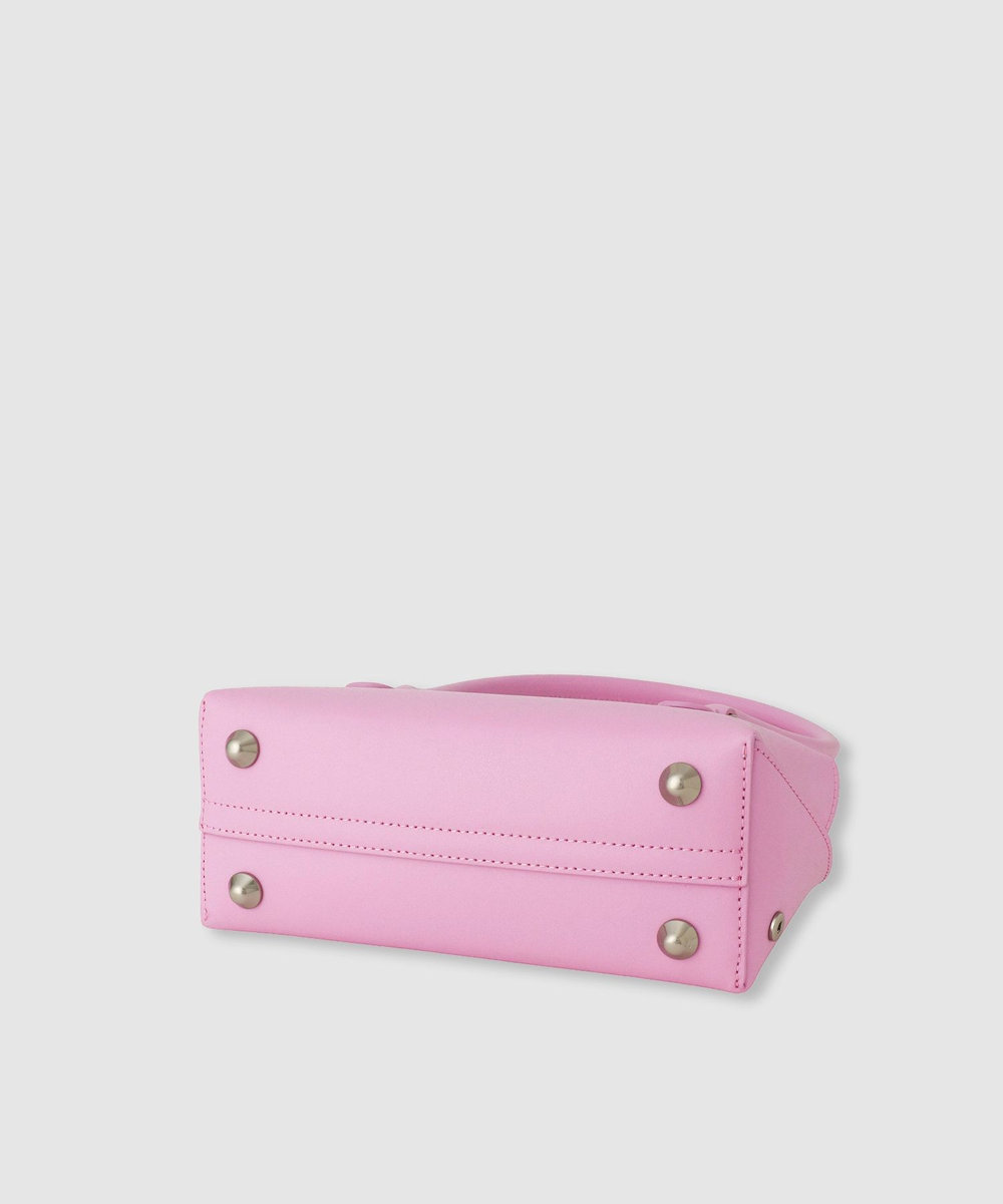 buying 【MM6 Maison Margiela(エムエム6 メゾン マルジェラ)】BAULETTO J MINI ハンドバッグ ライトピンク (42)