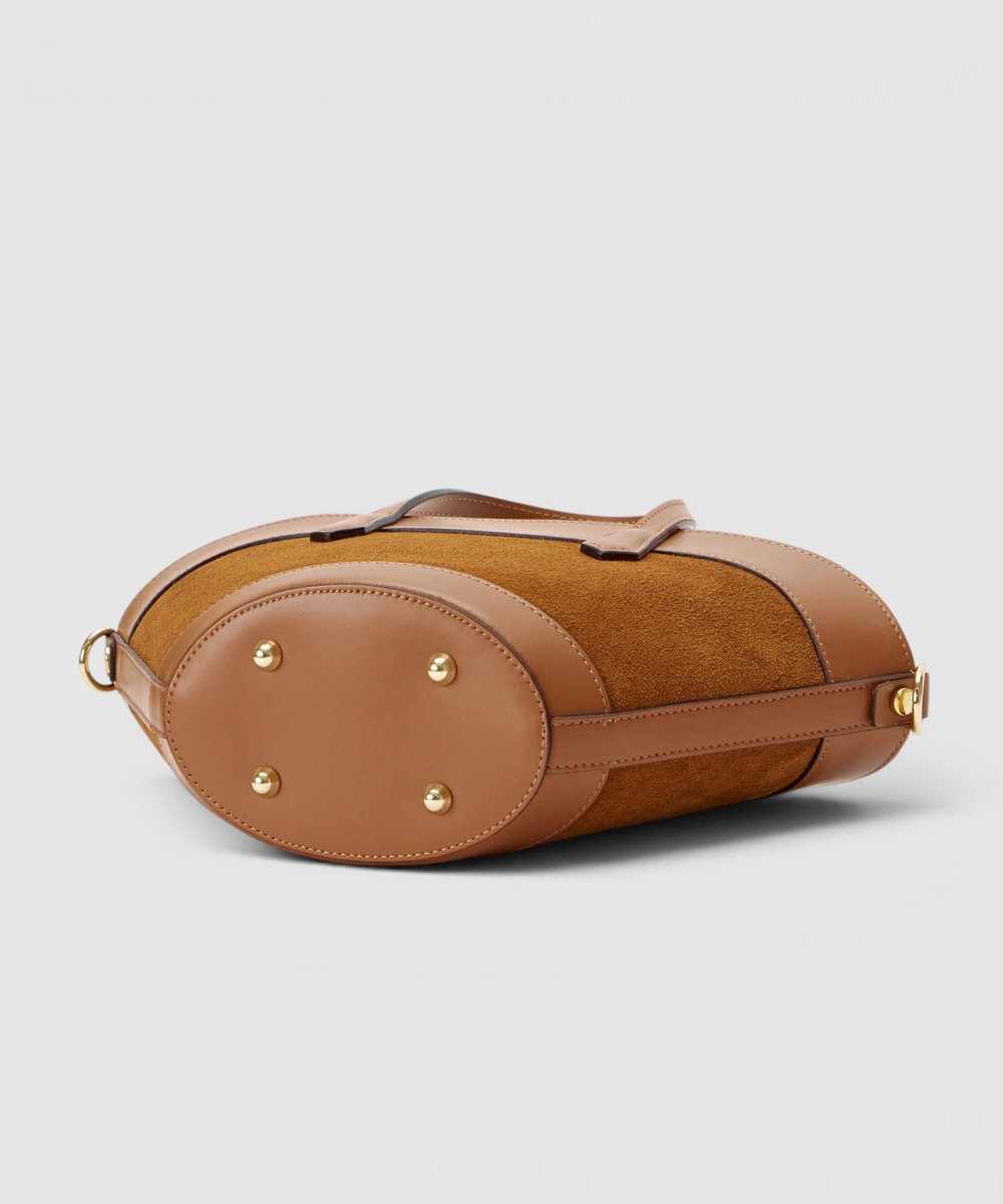 allureville FLAMINIA MINI トートバッグ キャメル (84)
