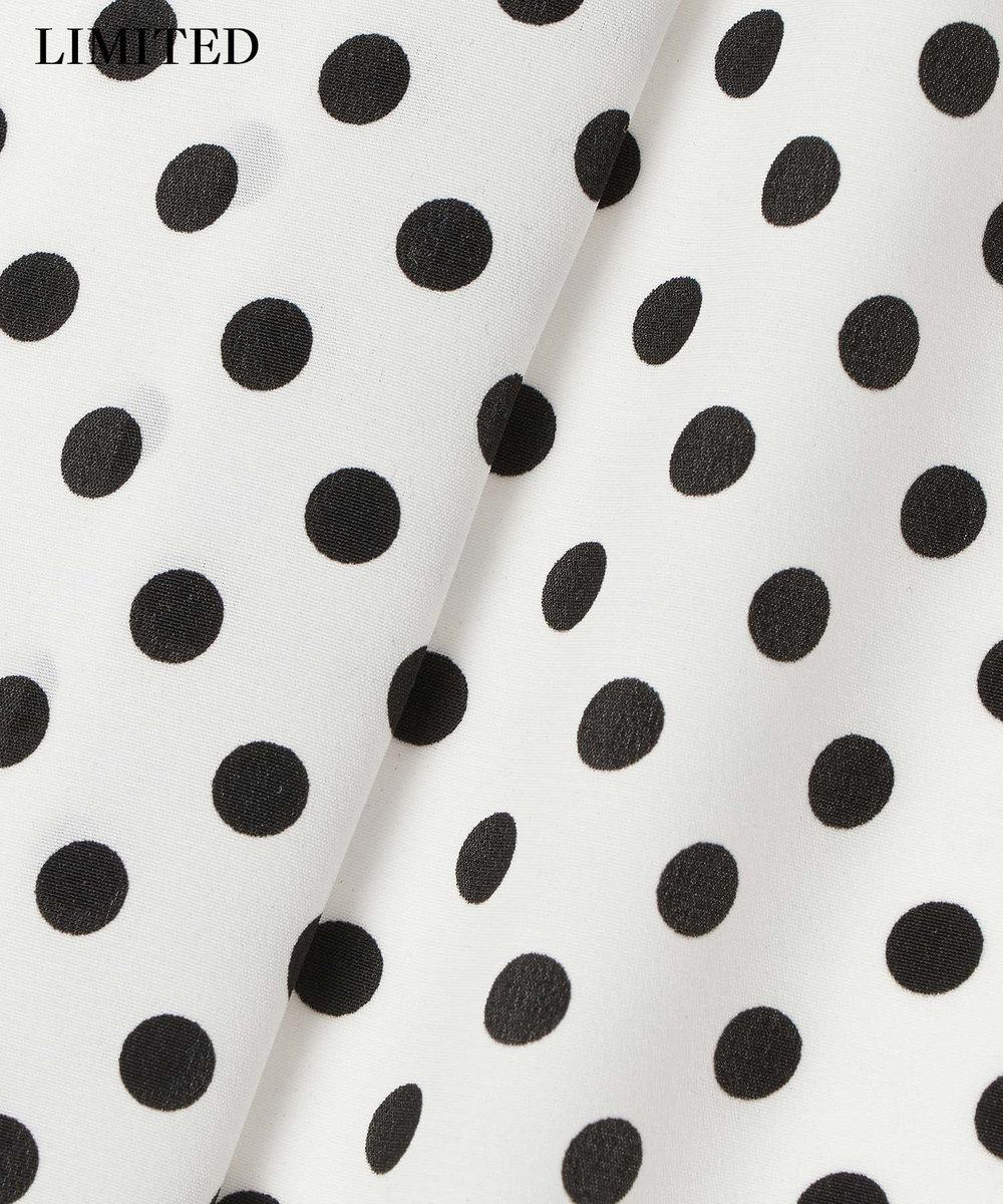 LOULOU WILLOUGHBY ◇【LOULOU WILLOUGHBY】デシンドットフリルボウタイブラウス オフホワイト (02)