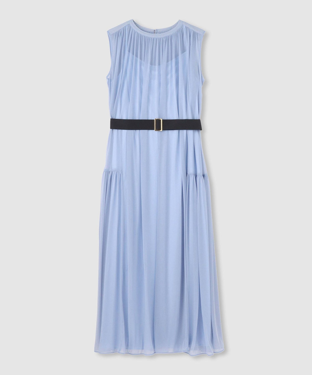 allureville エスパンディワイドベルトワンピース ライトブルー (62)