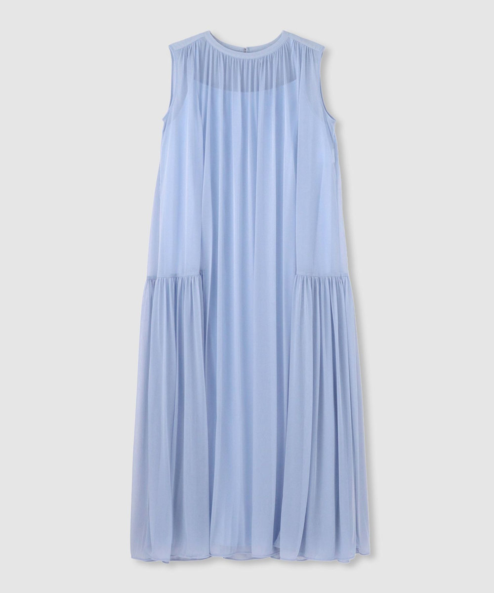 allureville エスパンディワイドベルトワンピース ライトブルー (62)