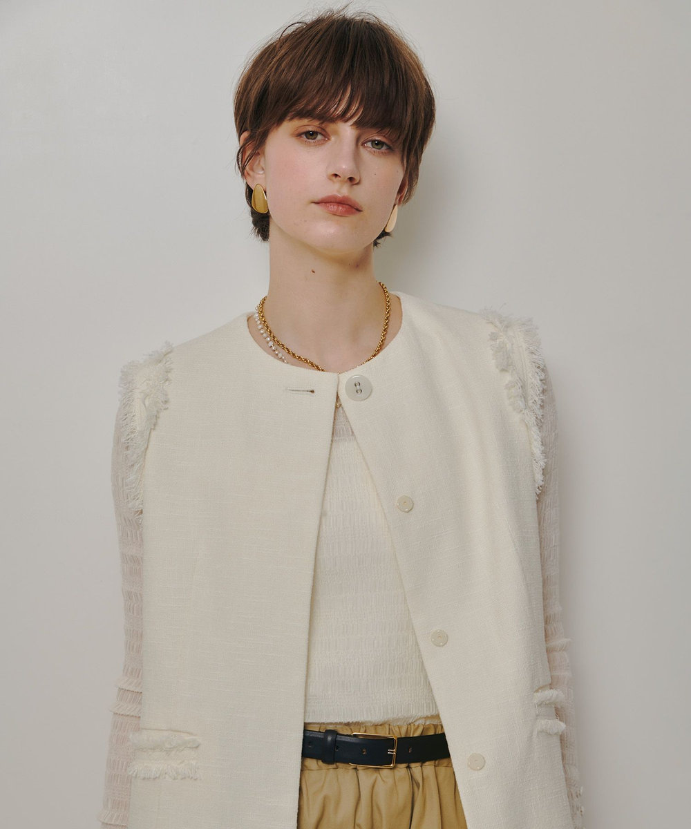 ミックスツイードフレアジレ|allureville OFFICIAL SITE / ONLINE SHOP