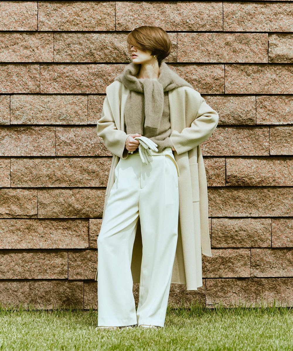 ウールライクフランネルヨークレスパンツ|allureville OFFICIAL SITE