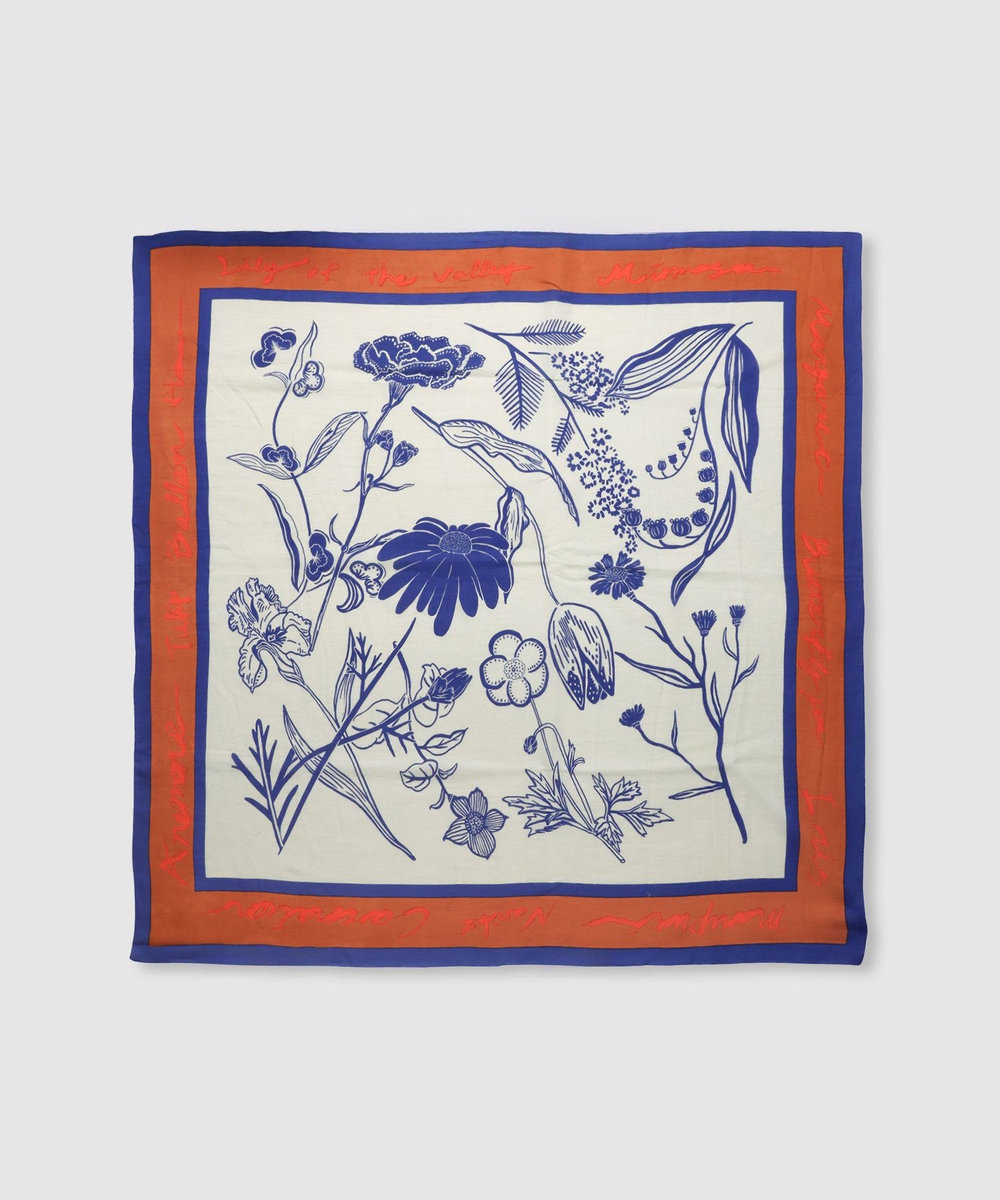 buying 【manipuri(マニプリ)】INDIA STOLE オレンジ (31)