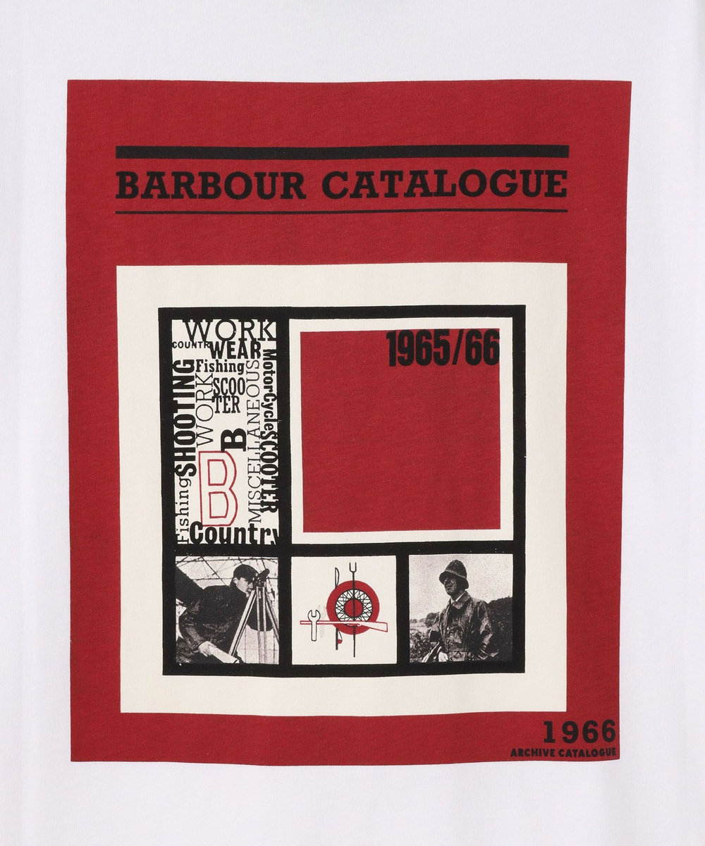 buying 【BARBOUR(バブアー)】GRAPHIC TSHIRT レッド系 (46)