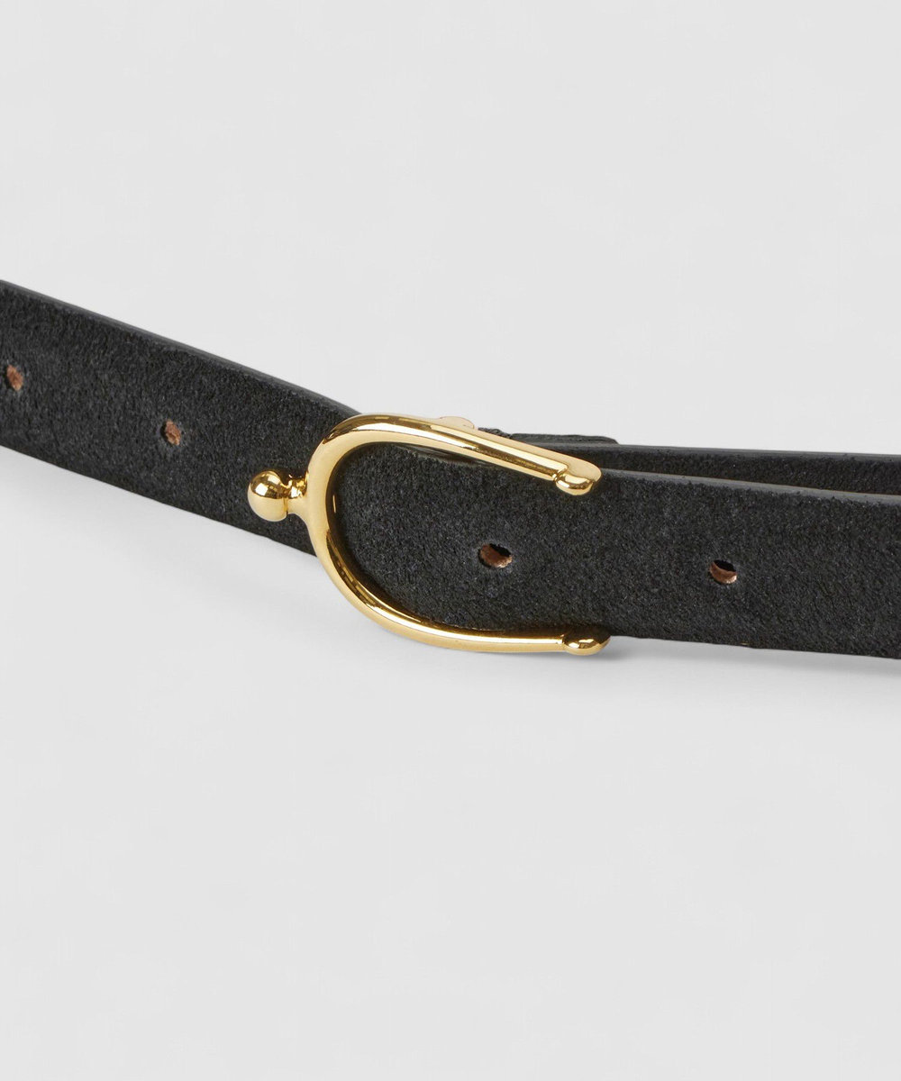 buying 【MANUELA FIRENZE(マニュエラ フィレンツェ)】 Uバックルベルト ブラック (95)