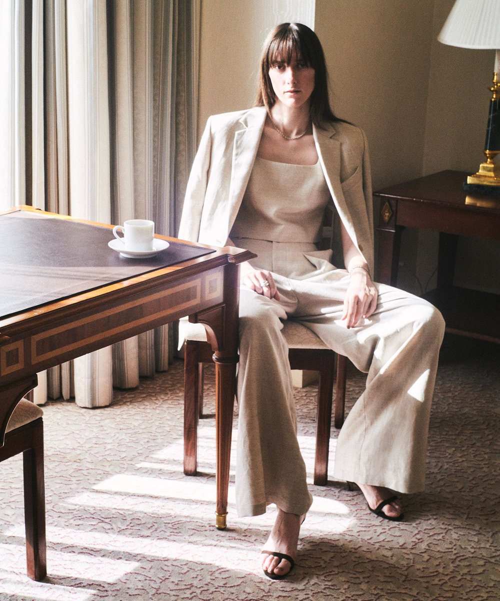 シャークスキンシングルオーバージャケット|allureville OFFICIAL SITE