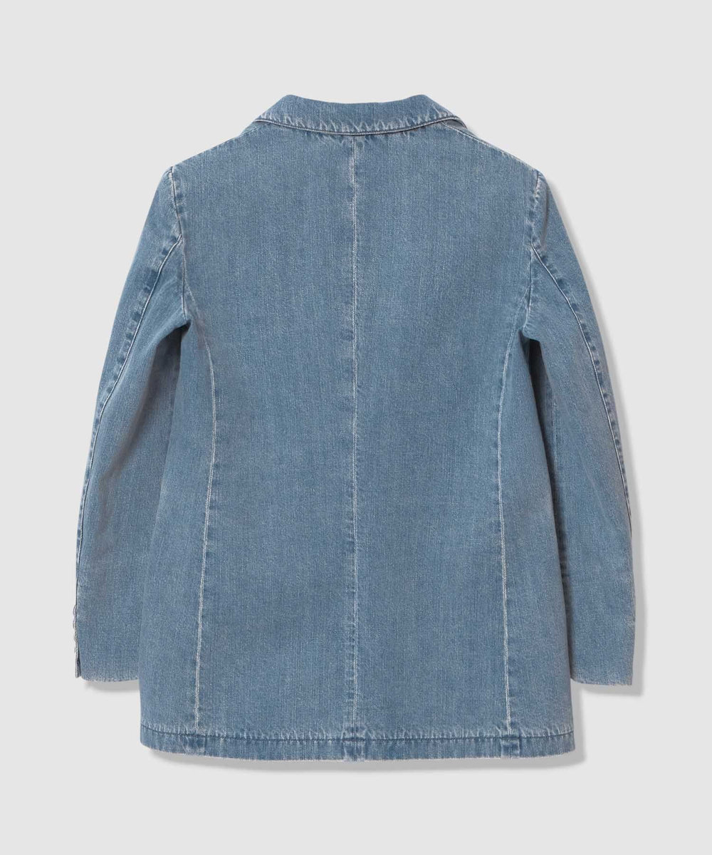 allureville デニムシングルジャケット ブルー (61)