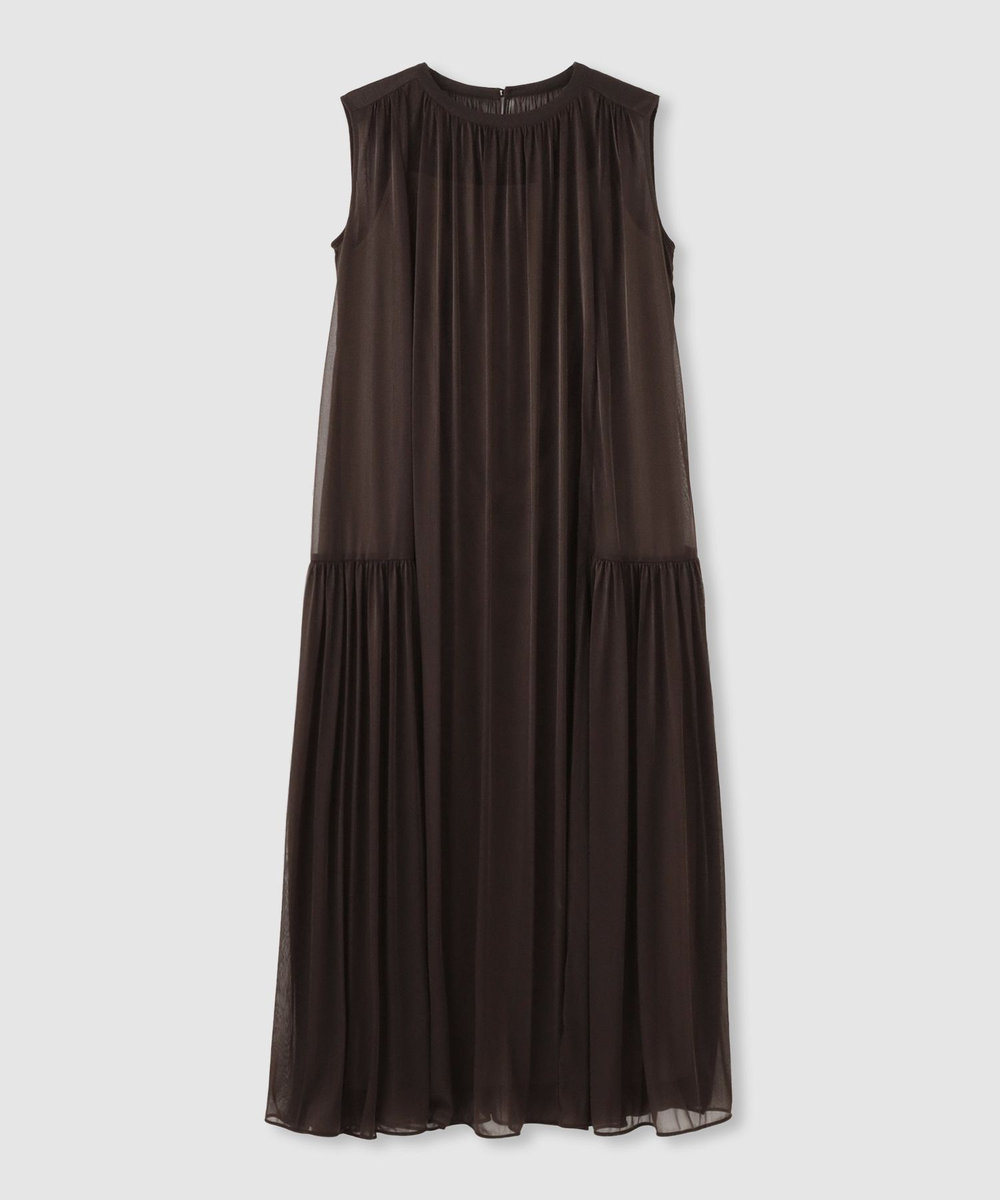 allureville エスパンディワイドベルトワンピース ブラウン (81)