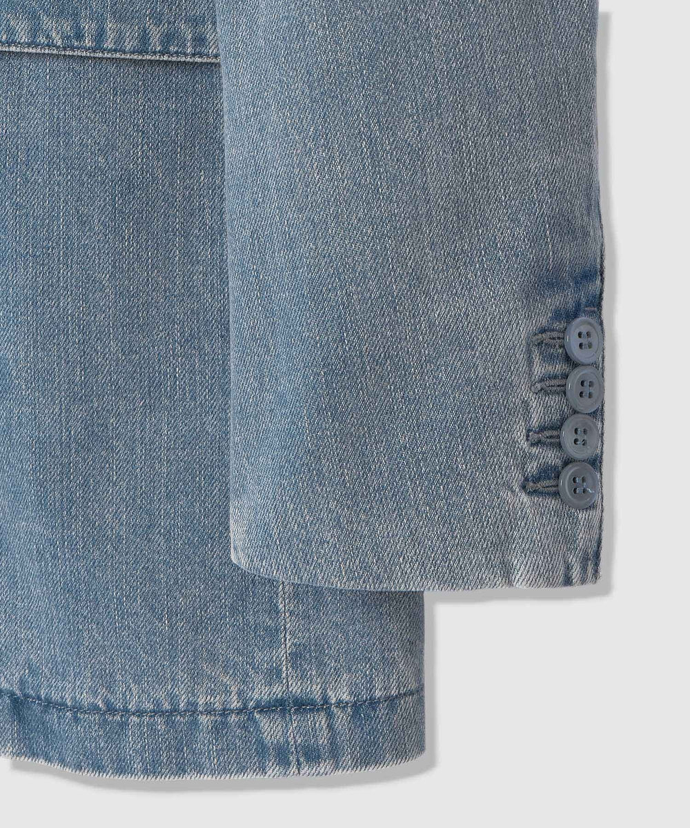 allureville デニムシングルジャケット ブルー (61)