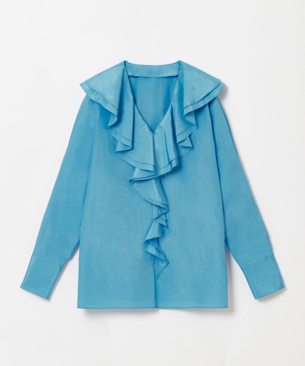 別注スパンコットンラッフルブラウス|allureville OFFICIAL SITE