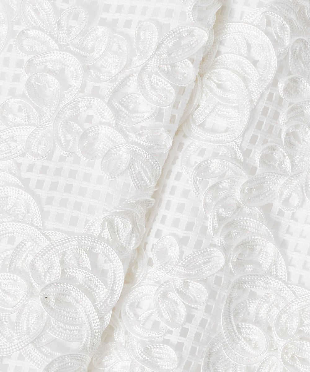 LOULOU WILLOUGHBY 【LOULOU WILLOUGHBY】コード刺繍ミニスカート オフホワイト (02)