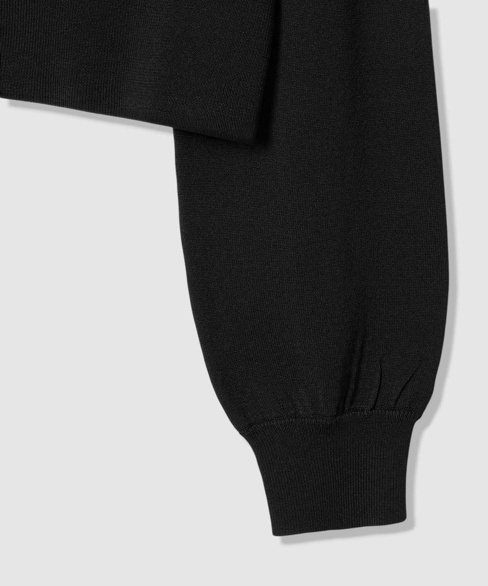 LOULOU WILLOUGHBY  WEB 一部店舗限定【LOULOU WILLOUGHBY】サンフラワービジューカーディガン ブラック (95)