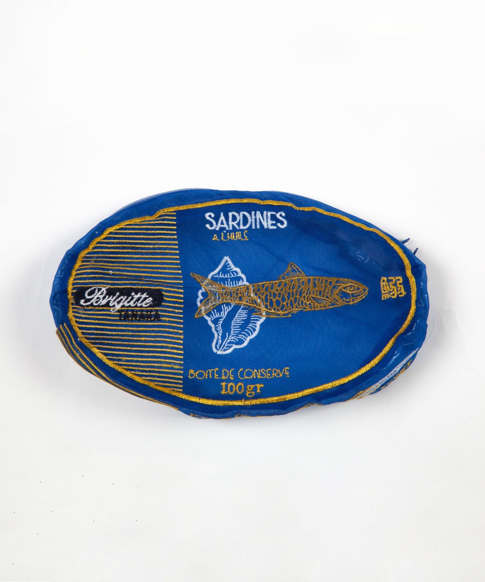 buying 【BRIGITTE TANAKA(ブリジット タナカ)】Sac Sardine ポーチ ブルー (61)