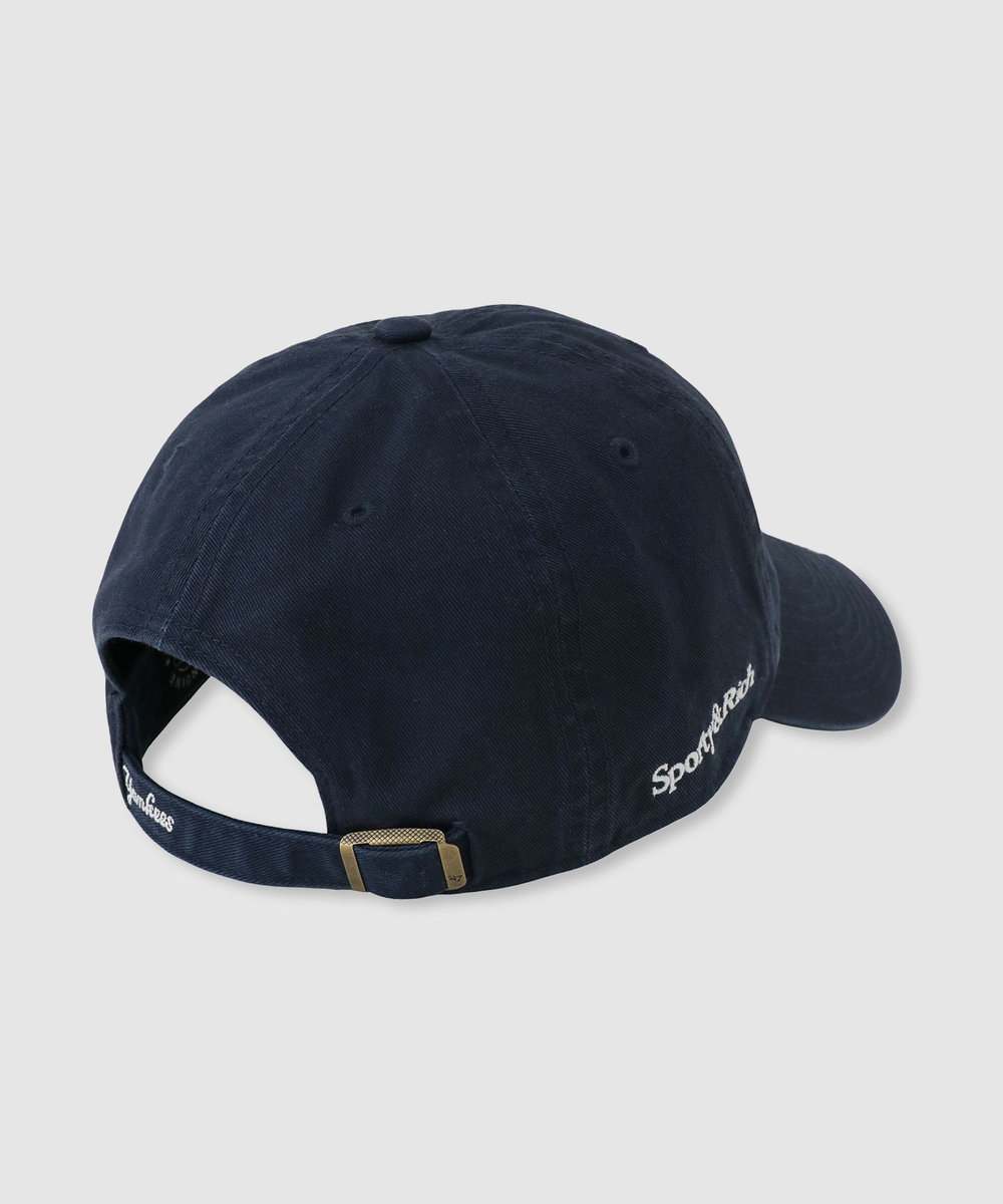 buying 【SPORTY&RICH(スポーティーアンドリッチ)】 YANKEES SERIF HAT ネイビー (65)