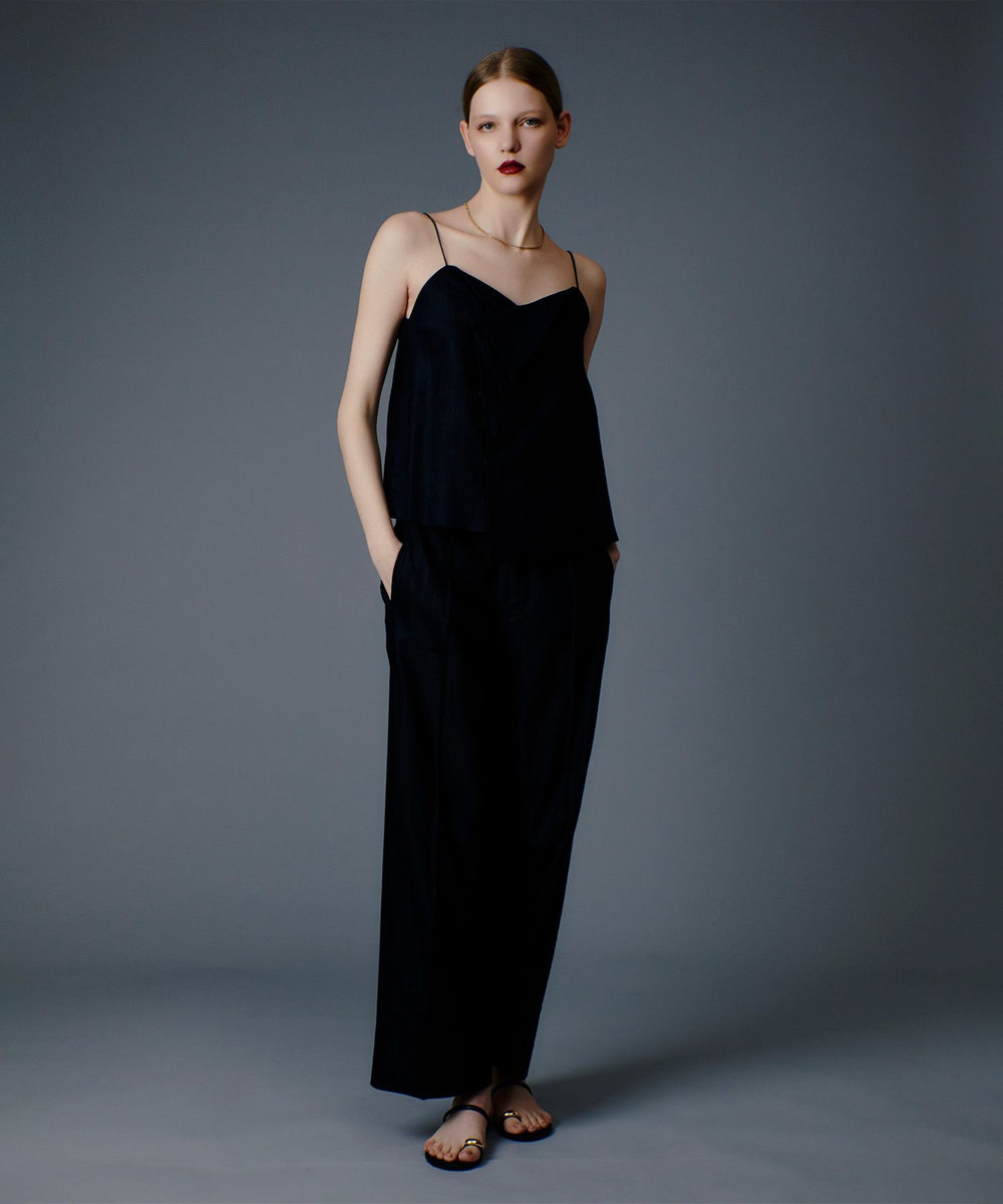 allureville NALYAストレッチパンツ ネイビー (65)