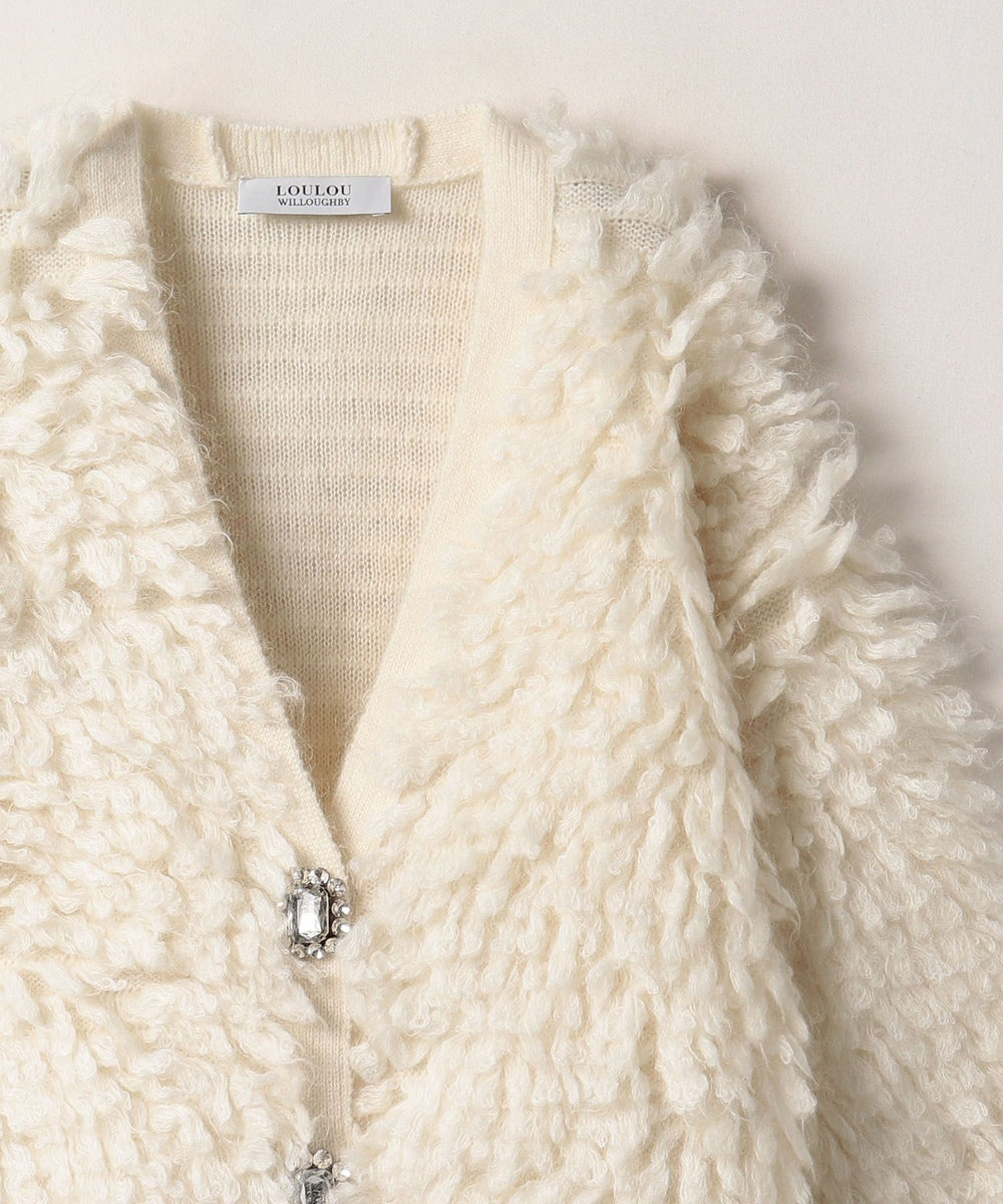 LOULOU WILLOUGHBY 【LOULOU WILLOUGHBY】トイプードルカーディガン オフホワイト (02)