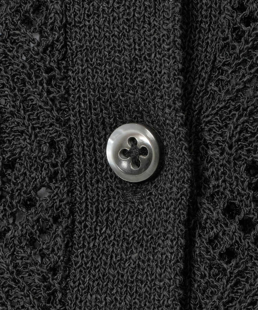 allureville レースニットプルオーバー ブラック (95)