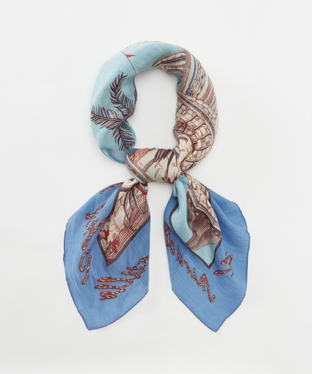 buying  【manipuri(マニプリ)】 INDIA STOLE ブルー (61)