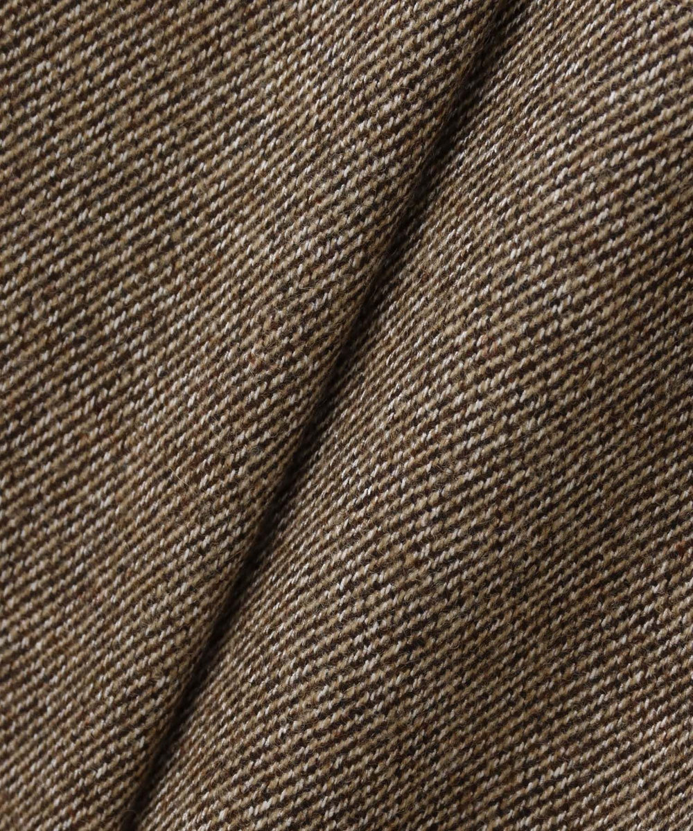 allureville シックツイードツイルサロペスカート ブラウン (81)