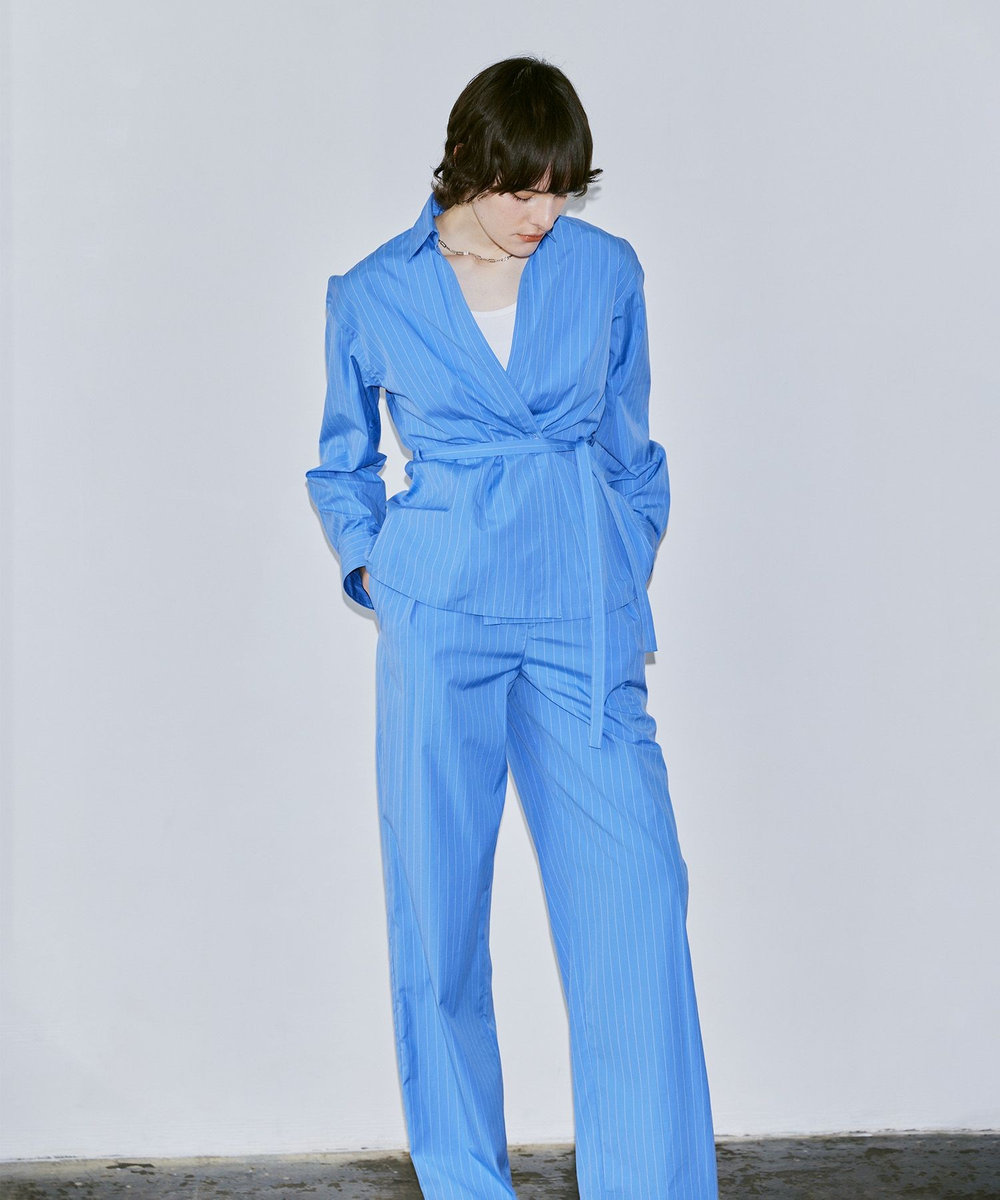 セットアップ対応可能】タイプライターストライプパンツ|allureville