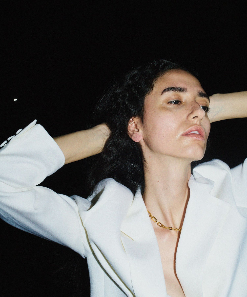 allureville ウールサキソニーフラップポケットジャケット アイボリー (04)