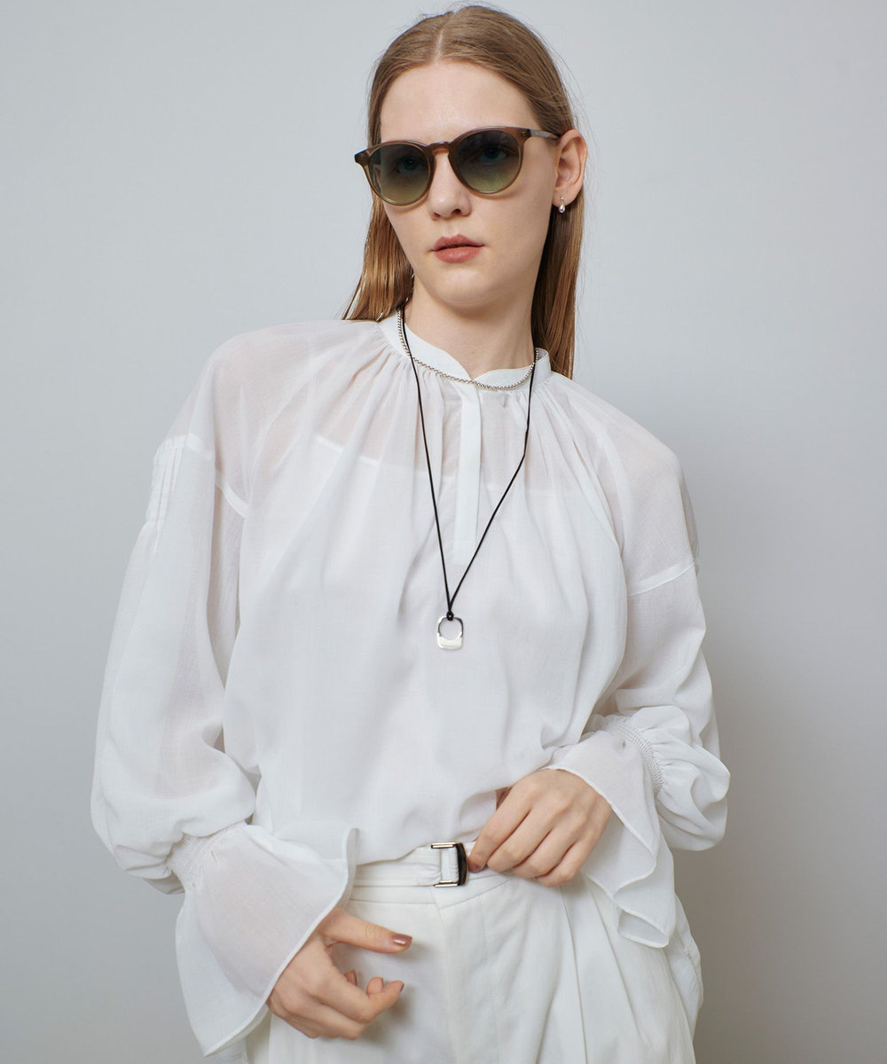 ソフトオーガンジーブラウス|allureville OFFICIAL SITE / ONLINE SHOP