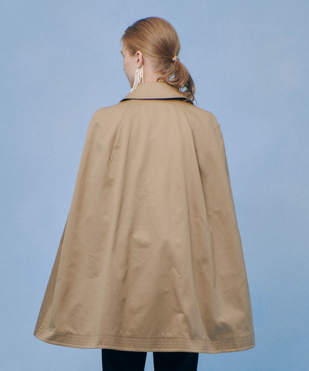 LOULOU WILLOUGHBY 【LOULOU WILLOUGHBY】トレンチケープコート キャメル (84)