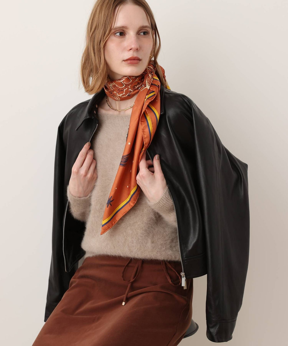 buying 【manipuri(マニプリ)】88×88 SCARF オレンジ (31)
