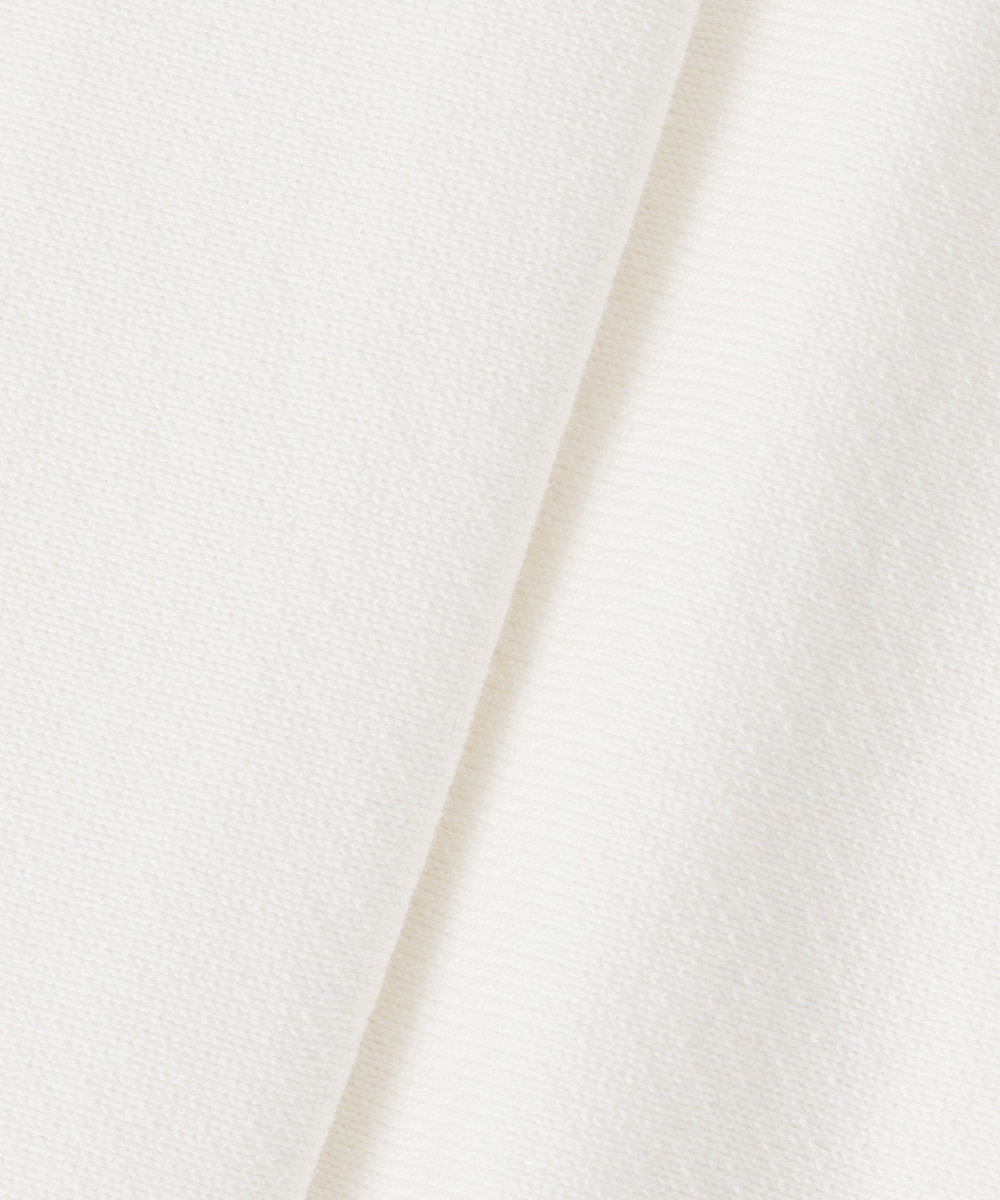 allureville コットンインレードルマンスリーブプルオーバー オフホワイト (02)