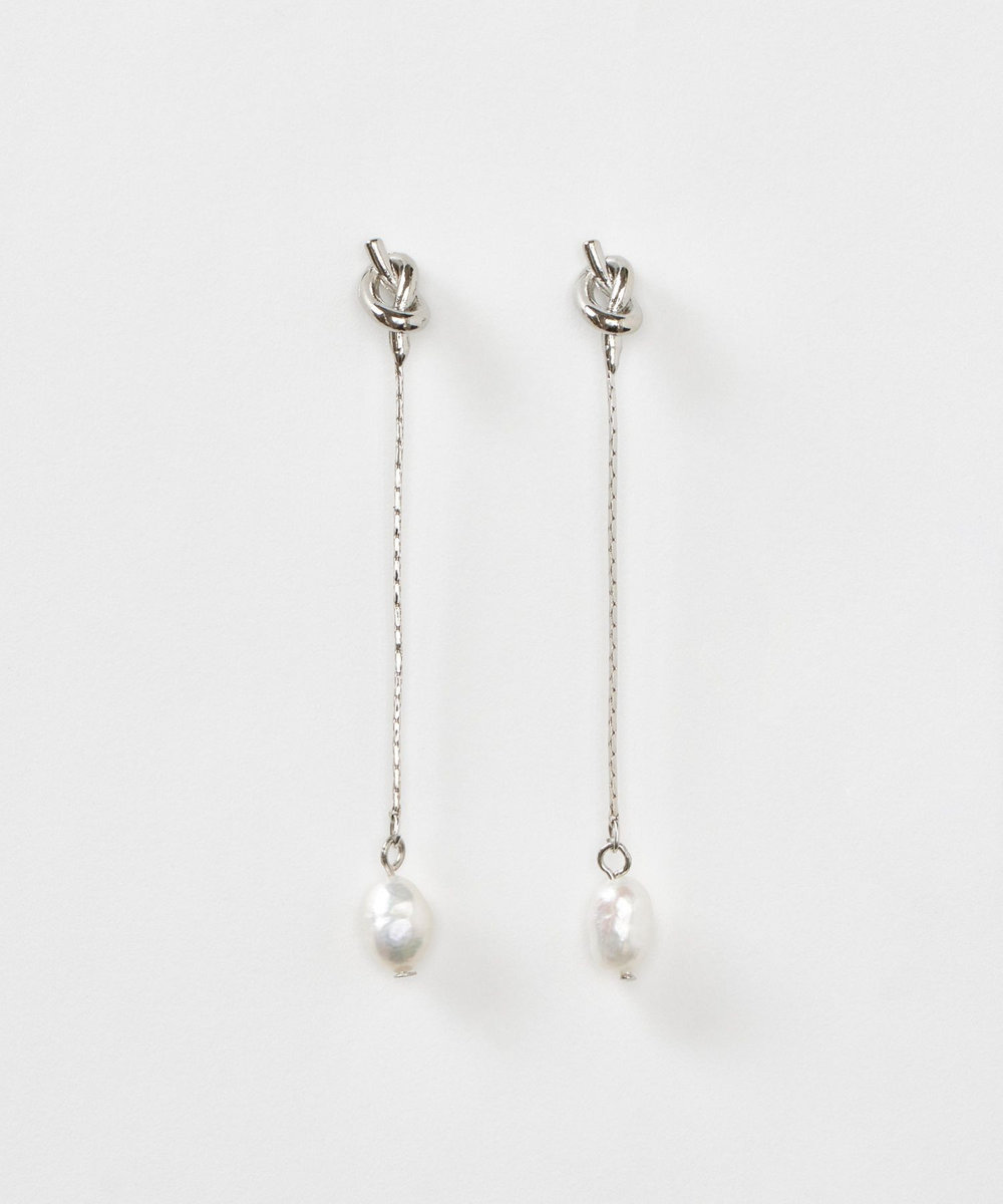allureville 淡水パールスイングピアス シルバー (90)