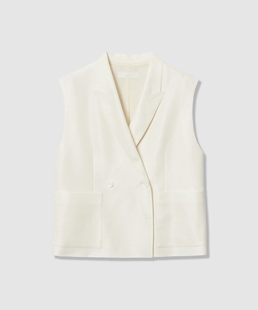 allureville エコカラミボックスジレ オフホワイト (02)