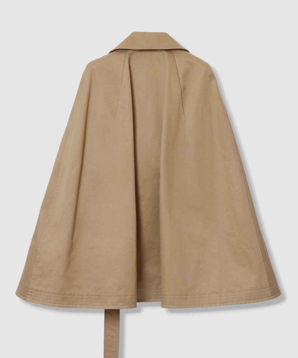 LOULOU WILLOUGHBY 【LOULOU WILLOUGHBY】トレンチケープコート キャメル (84)