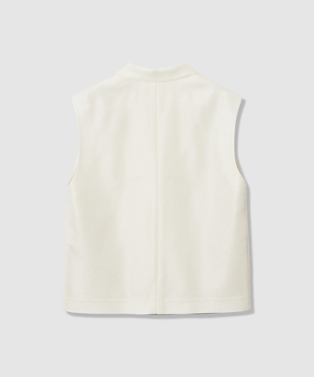 allureville エコカラミボックスジレ オフホワイト (02)