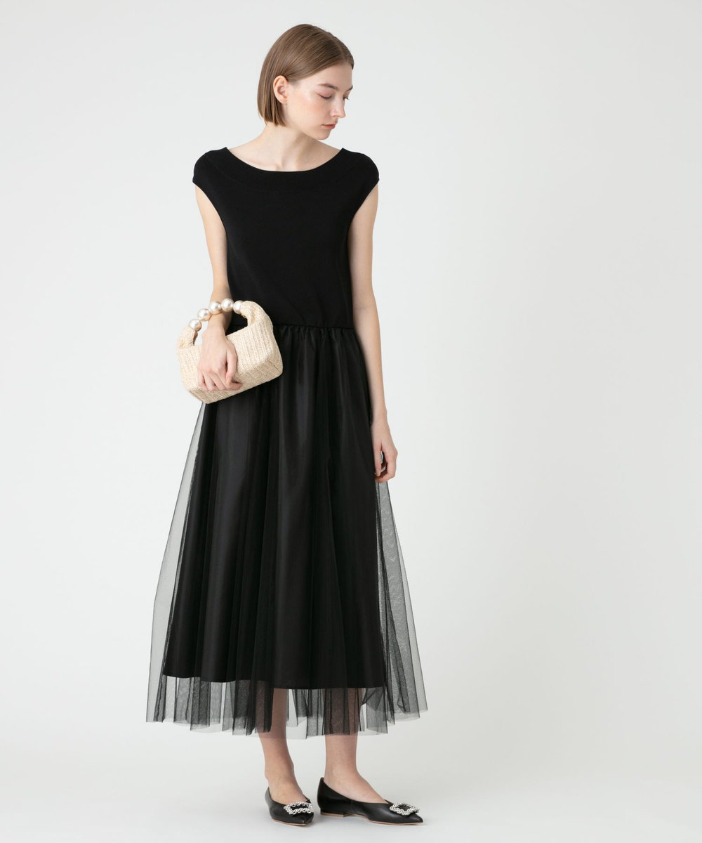 バラLOULOU WILLOUGHBYワンピース黒 LOULOU WILLOUGHBY】バレリーナワンピース|allureville OFFICIAL SITE