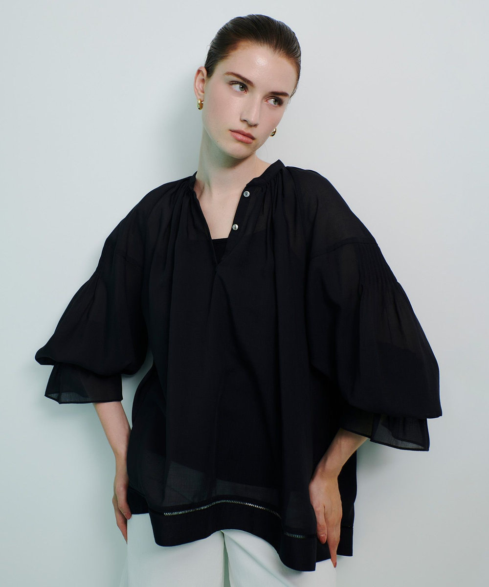 ソフトオーガンジーブラウス|allureville OFFICIAL SITE / ONLINE SHOP