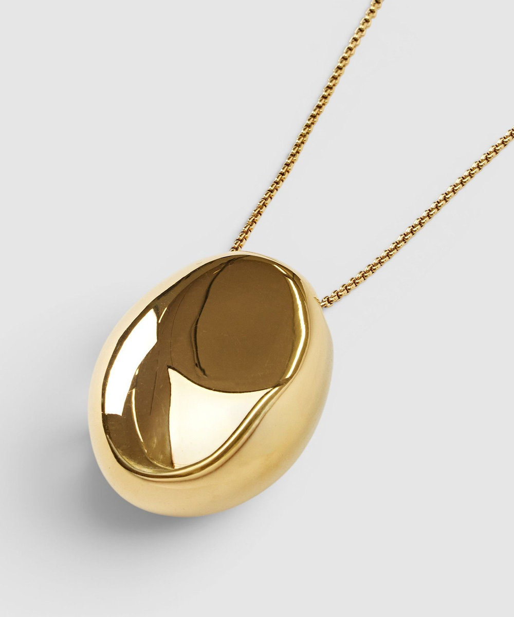 buying 【PETIT MOMENTS(プティ・モーメント)】OVAL CHARM NECKLACE ゴールド (30)