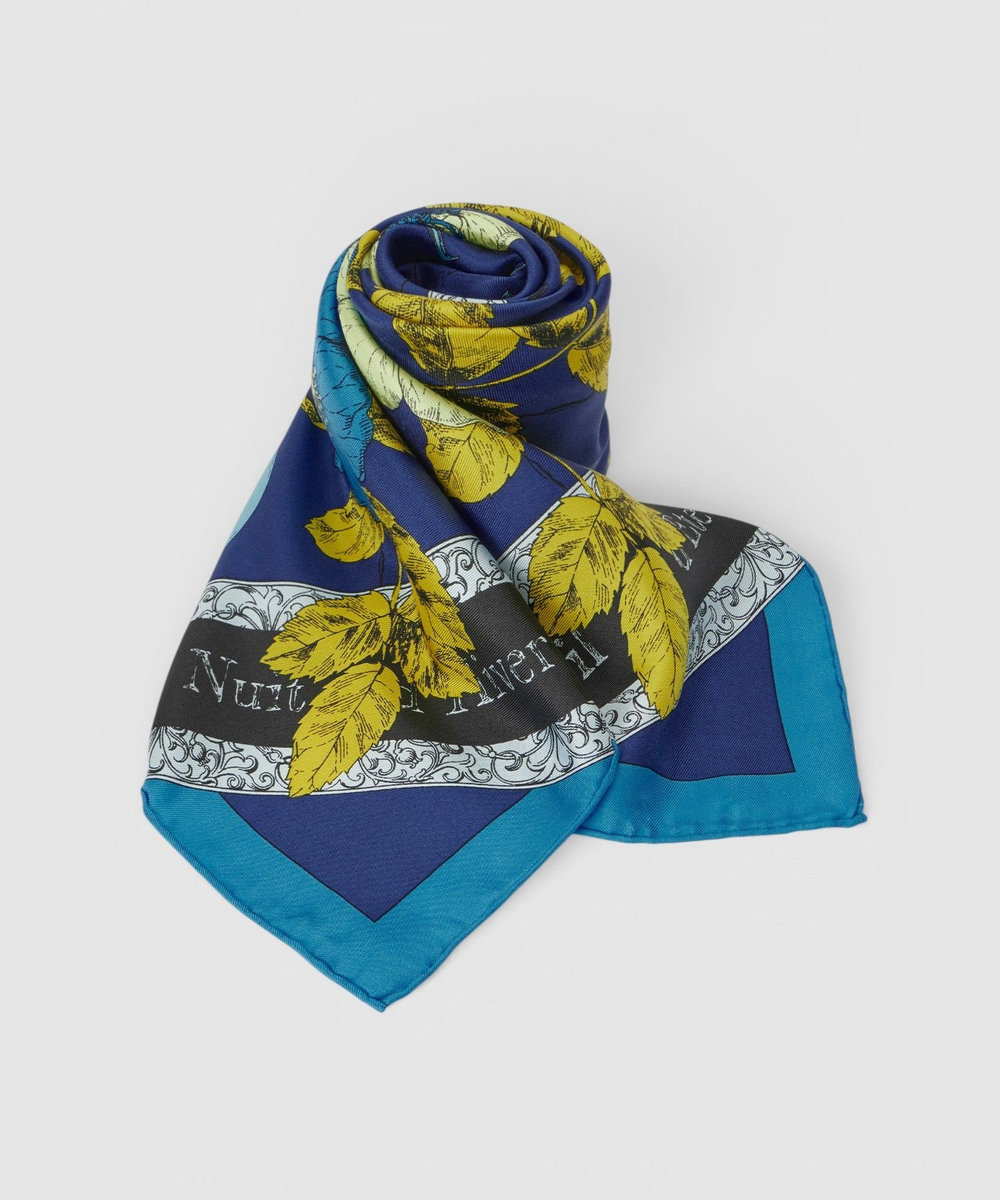 buying 【manipuri(マニプリ)】88×88 SCARF ブルー (61)