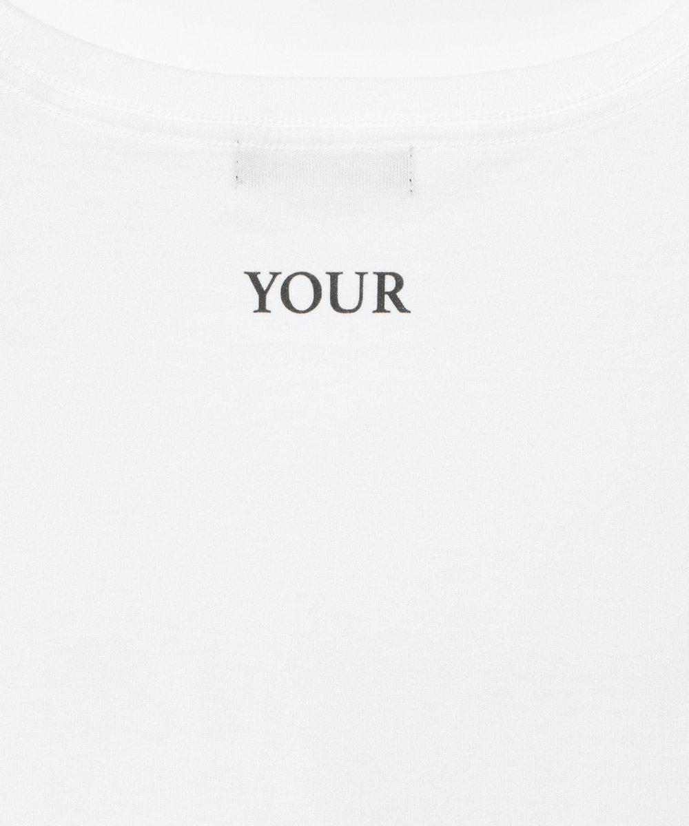 allureville コンビフォントＴシャツ オフホワイト (02)