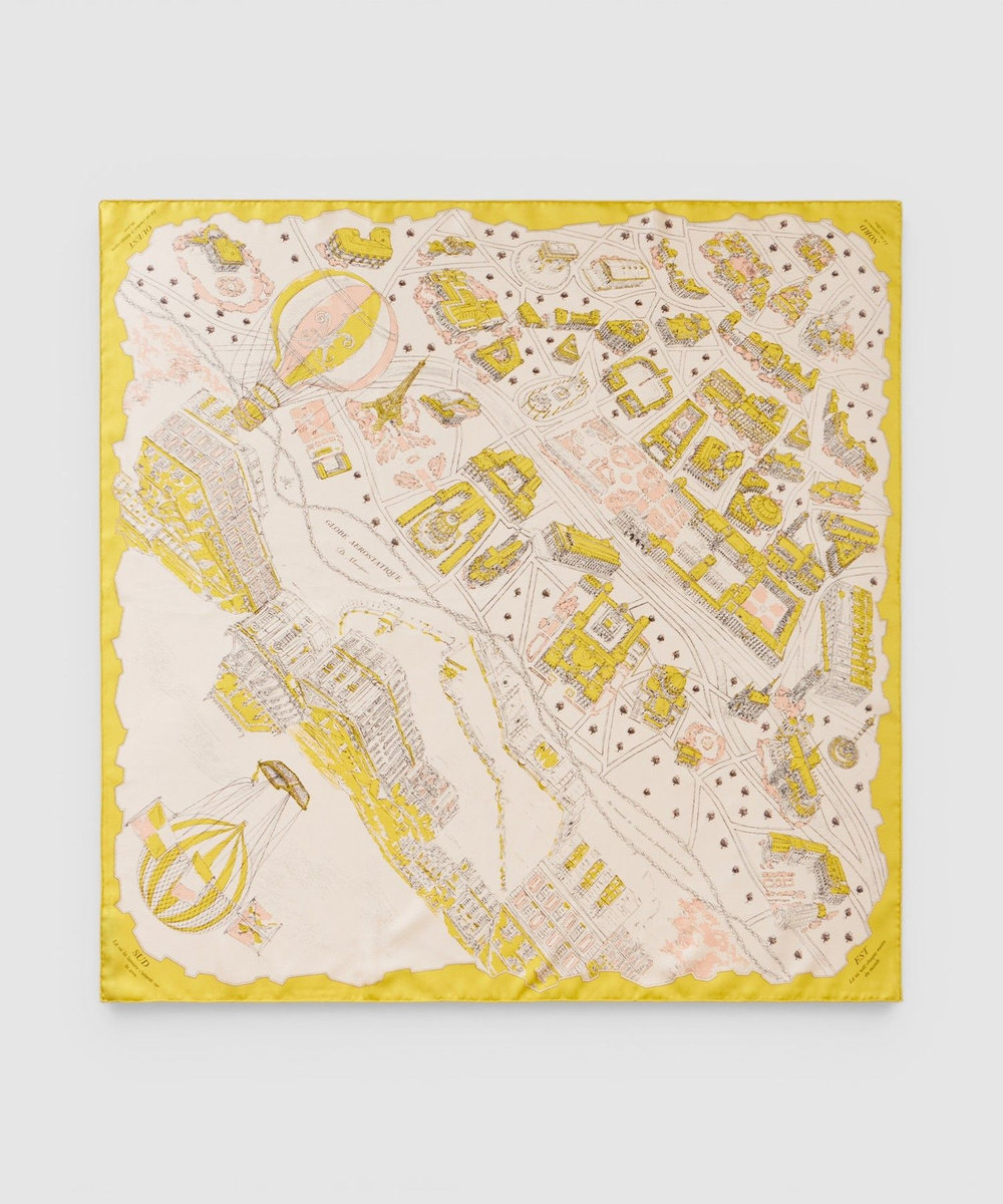 buying 【manipuri(マニプリ)】88×88 SCARF マスタード (24)