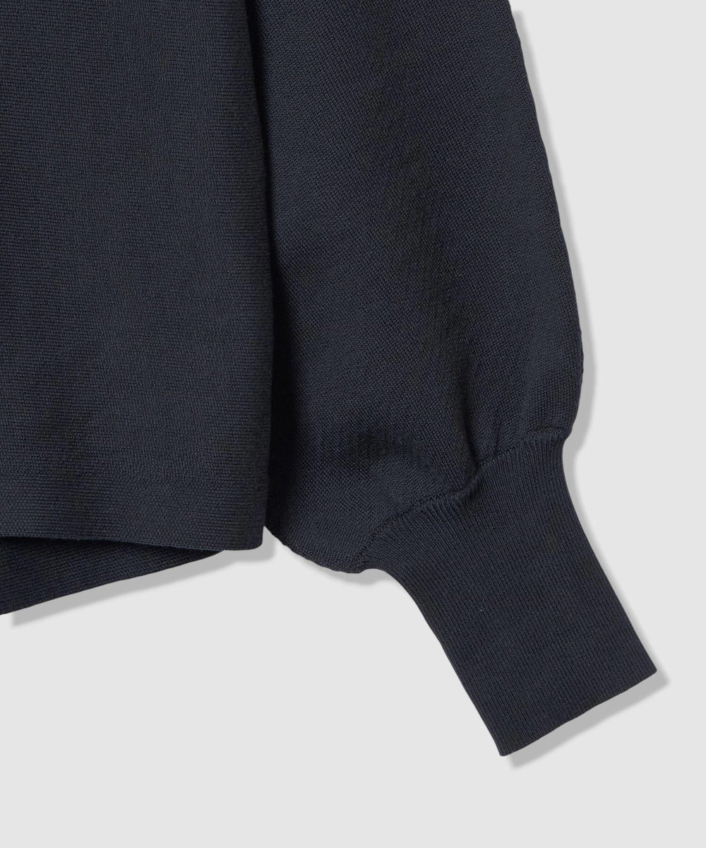 allureville コットンインレードルマンスリーブプルオーバー ネイビー (65)