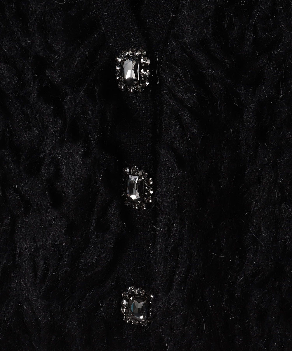 LOULOU WILLOUGHBY 【LOULOU WILLOUGHBY】トイプードルカーディガン ブラック (95)