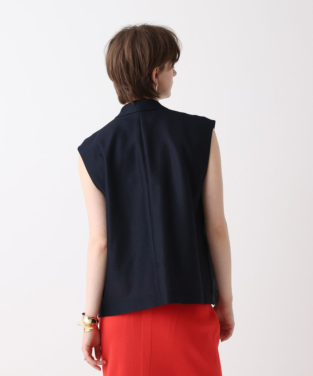 allureville エコカラミボックスジレ ネイビー (65)