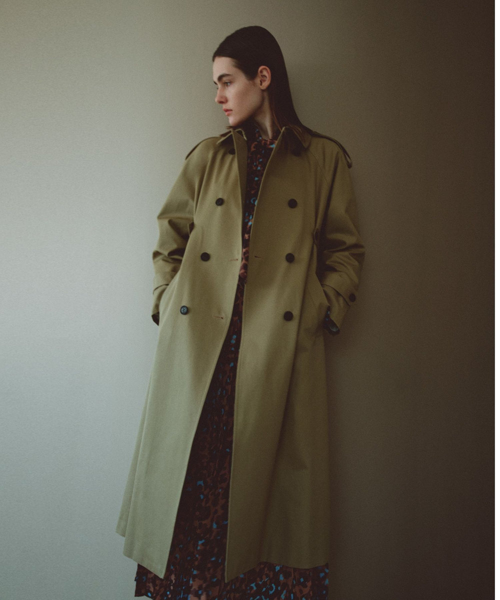 Deuxieme Classe FINXギャバトレンチコート FINXギャバトレンチコート|allureville OFFICIAL SITE / ONLINE SHOP